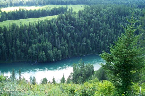 卡纳斯湖，美的空间照片，卧龙湾